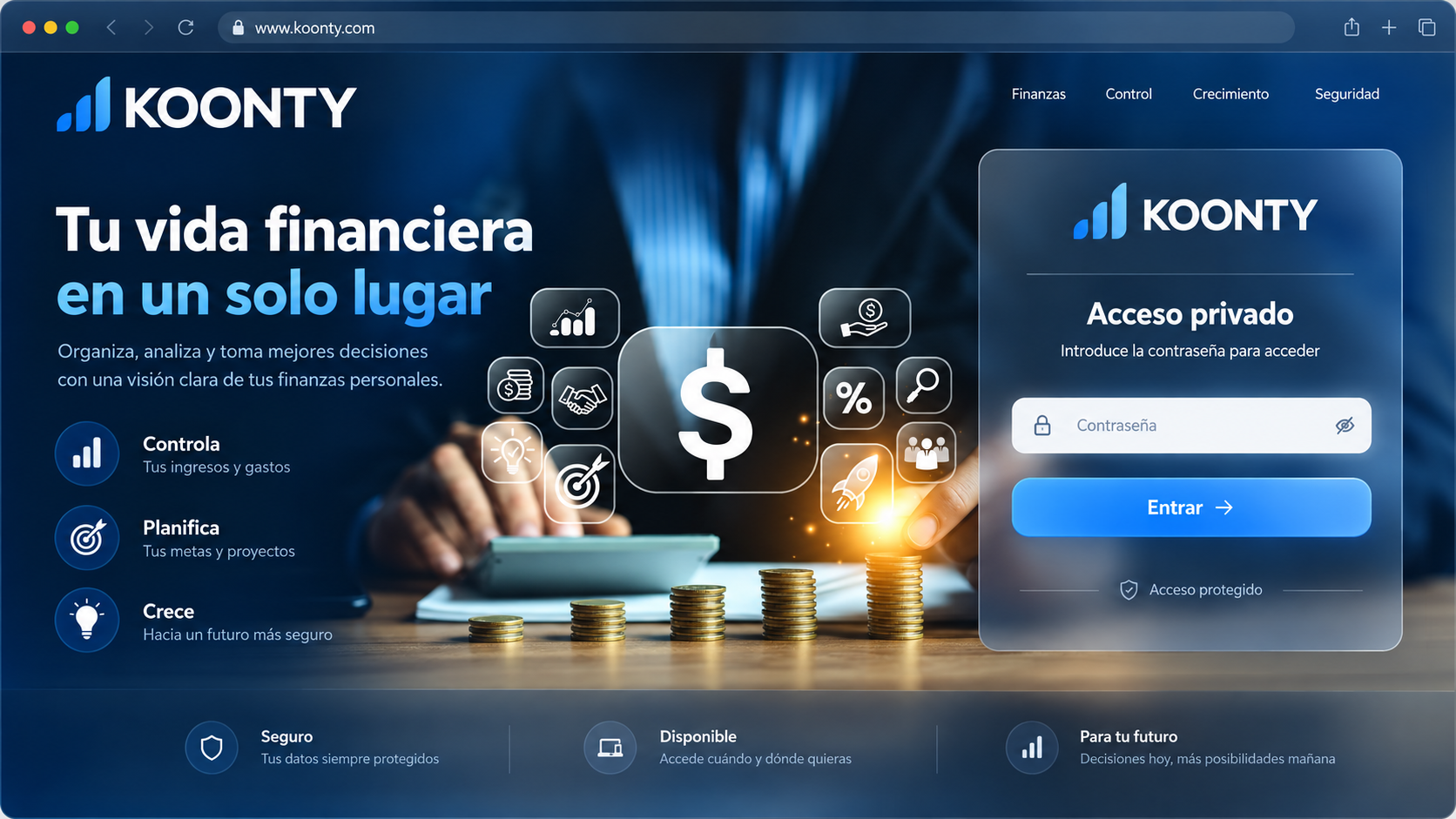 KOONTY - Tu vida financiera en un solo lugar